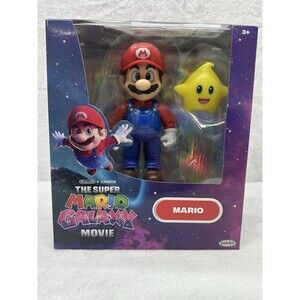Mario Galaxy Movie Action Figure 6 Inch Jakks Pacific 22 Articulation NEW Sealed